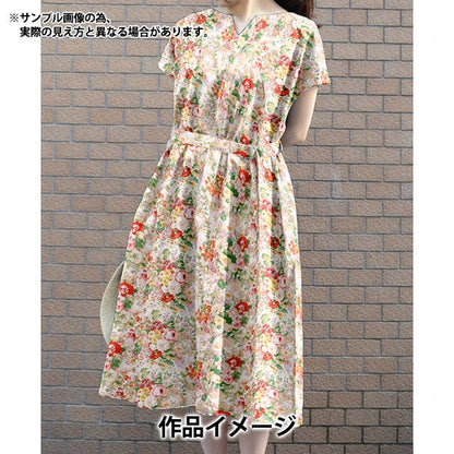 【数量5から】 生地 『リバティ・ファブリックス タナローン パーチメントペタルス 3634212-24AU』 Liberty Japan リバティジャパン