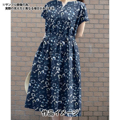 [Da 5] tessuto "Liberty Fabric Tanalone Herbarium 3634224-24Bu" Liberty Japan Liberty Japan