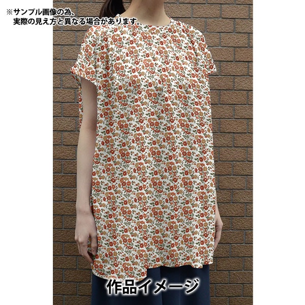 [Aus Menge 5] Stoff "Liberty Fabric Tanalone Capelfloret 3634231-24fu" Liberty Japan