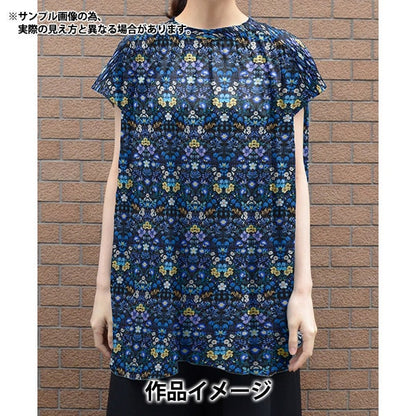 [Aus Menge 5] Fabric "Liberty Fabric Tanalone Mary Patricia 3634232-24bu" Liberty Japan Liberty Japan