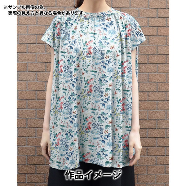 [Aus Menge 5] Stoff "Liberty Fabric Tanalone Botaniker Zjanie 3634234-24au" Liberty Japan