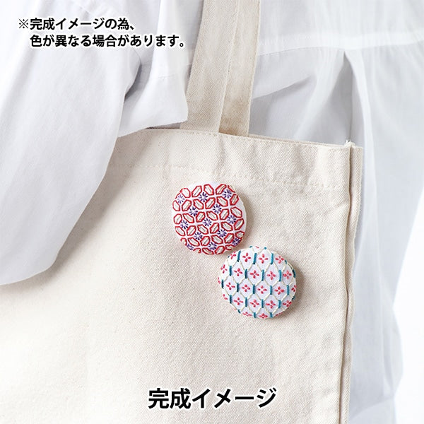 Embroidery kit "SashikoKit at a glance and brooch in the stab SK472] Olympus