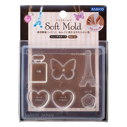 Resin Mold "Soft Mold French Motif 404121" Padico Pajiko