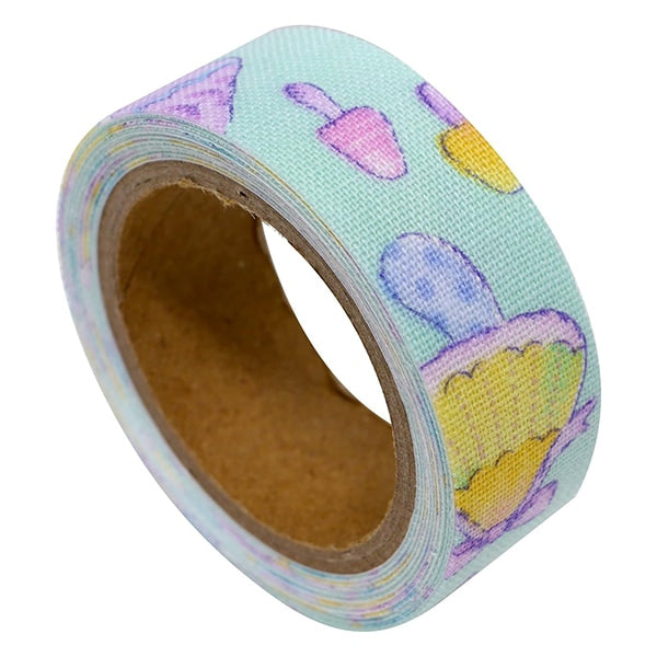 お名前ラベルシール 『NUNO DECO TAPE (ヌノデコテープ) 森のきのこ