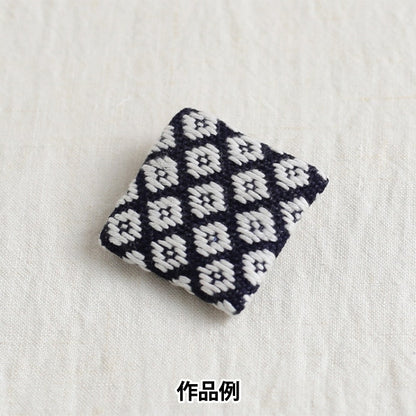 刺繡布料 “ Kogin Bloth垂直類型5號5號顏色紅色” Daruma DARUMA 橫田