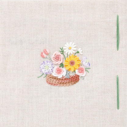 Kit de broderie "Stitchbook avec broderie française points tridimensionnels EK-103" Tulipe tulipe