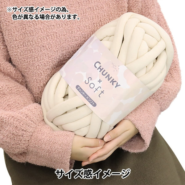 Fabric Yarn "Chanky X Soft 23 N ° 23 Color blanc"