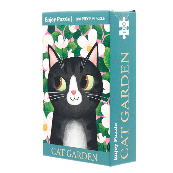 Toy "Puzzle Cat Garden Grey Tabby 100 pezzi 200 x 200mm"