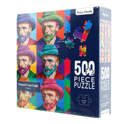 玩具 『パズル Pop Art Vincent Van Gogh 500ピース 420×420mm AkL06001』