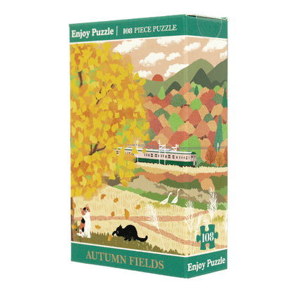 jouets "Profitez du puzzle MEOW VOYAGE Champs d'automne 108 pièces 165×220mm AKL13069”