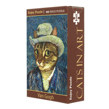 toys "Enjoy Puzzle Cat In Art Van Gogh 108 pieces 165×220mm AKL13057”