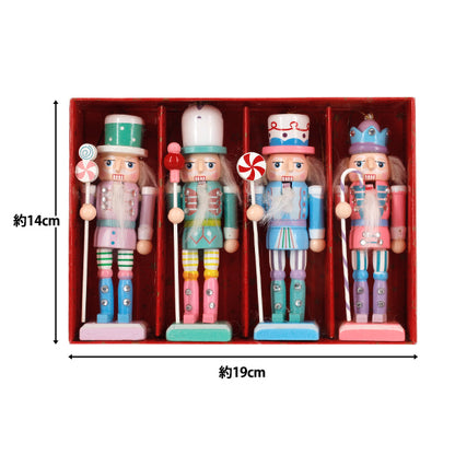 christmasSewing tools and accessories "Object Nutcracker Pastel Set of 4 CMG25-KW7"