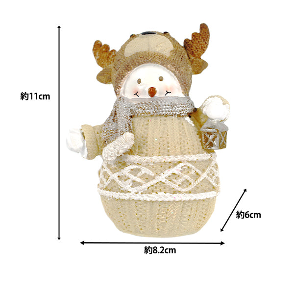 nataleStrumenti e accessori per il cucito "Oggetto Pupazzo di neve Renna CMG25-OB15"