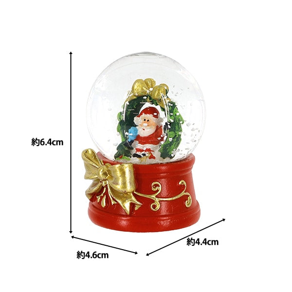 ChristmasSewing tools and accessories "Snow globe Ribbon Santa S size CMG26-SD1"