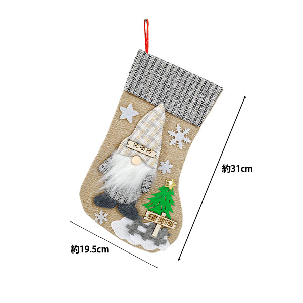 christmasSewing tools and accessories “Shoes Santa Claus Beige CMG25-OT5A"