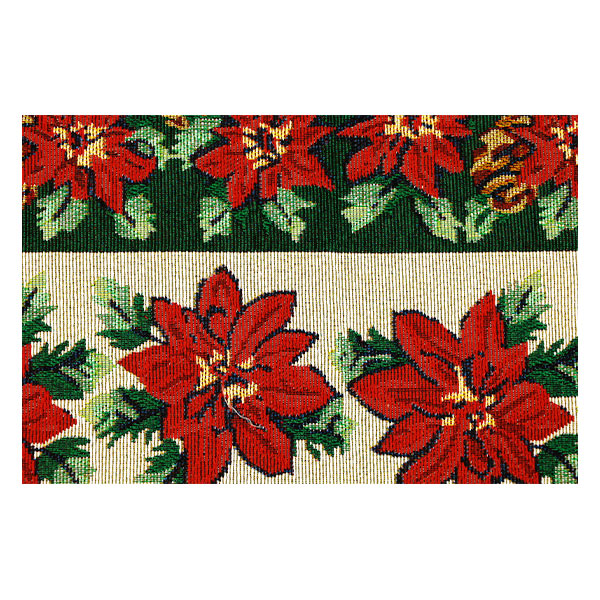 christmasSewing tools and accessories "Pack of 2 placemats Poinsettia CMG25-OT2A"