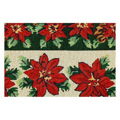christmasSewing tools and accessories "Pack of 2 placemats Poinsettia CMG25-OT2A"