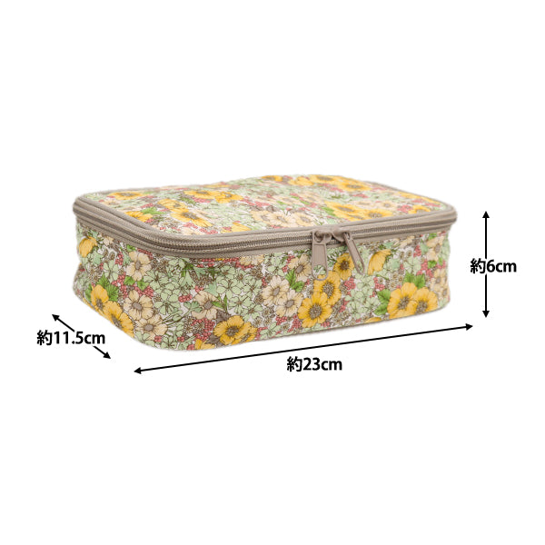 저장 케이스 "Liberty Fabrics Pouch 세면대 핸들 P7-DC10480YE" 【Yuzawaya오리지널】