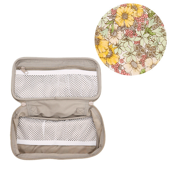 저장 케이스 "Liberty Fabrics Pouch 세면대 핸들 P7-DC10480YE" 【Yuzawaya오리지널】