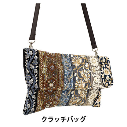 バッグ 『インド刺繍クラッチバッグ 約横30×縦18cm ICB-02』