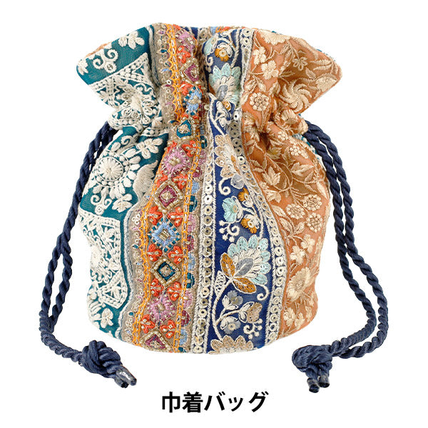 가방 "인도자수건착 가방 약 세로 23×마치(직경) 14.5 cm IKB-12』