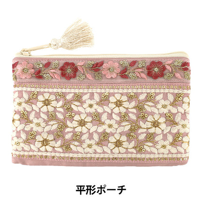 액세서리 "인도자수평형 파우치 약 가로 20×세로 12.5 cm IHP-11』