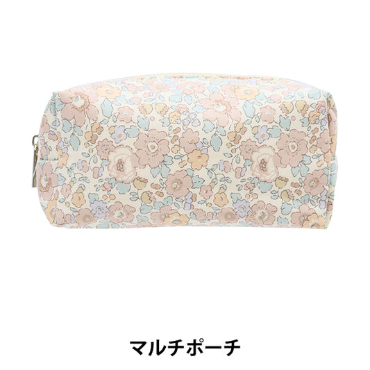 小物入れ 『リバティ・ファブリックス マルチポーチ ベッツィ LG-3332019-R』 【ユザワヤオリジナル】