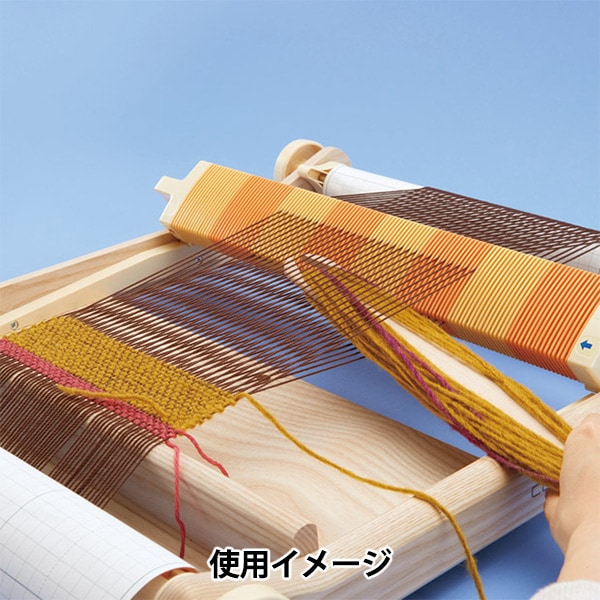 手織りセット 『手織り機 咲きおり 40cm (30羽セット) 57-950』 Clover