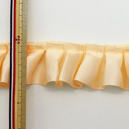 Ribbon "FrillRibbon 5m x 38mm anti -sale beige "