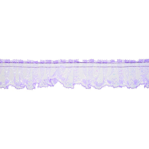 レース 『ラッセルフリル 幅約3.3cm×5m ラベンダー C03415-10』 – Yuzawaya
