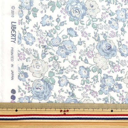 [Aus Menge 5] Stoff "Liberty Liberty Print Tanalone Felishite Blue Gray 3637113j21h" [YuzawayaOriginal】