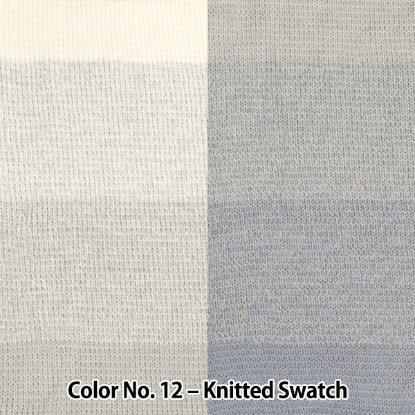 Wonder Wool 200 Color 12 knitted swatch (World Festa)