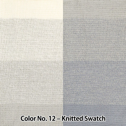 Wonder Wool 200 Color 12 knitted swatch (World Festa)