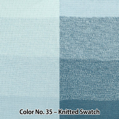 Wonder Wool 200 Color 35 knitted swatch (World Festa)