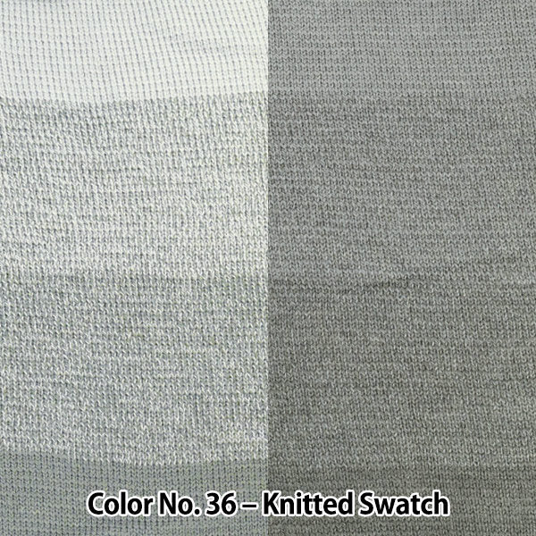 Wonder Wool 200 Color 36 knitted swatch (World Festa)