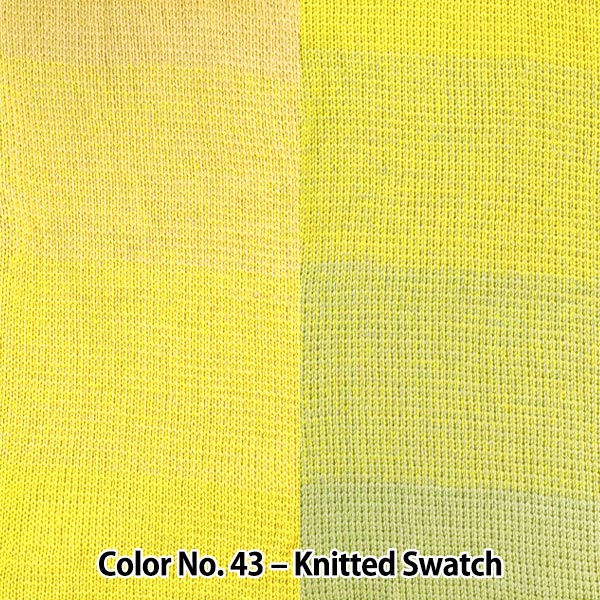 Wonder Wool 200 Color 43 knitted swatch