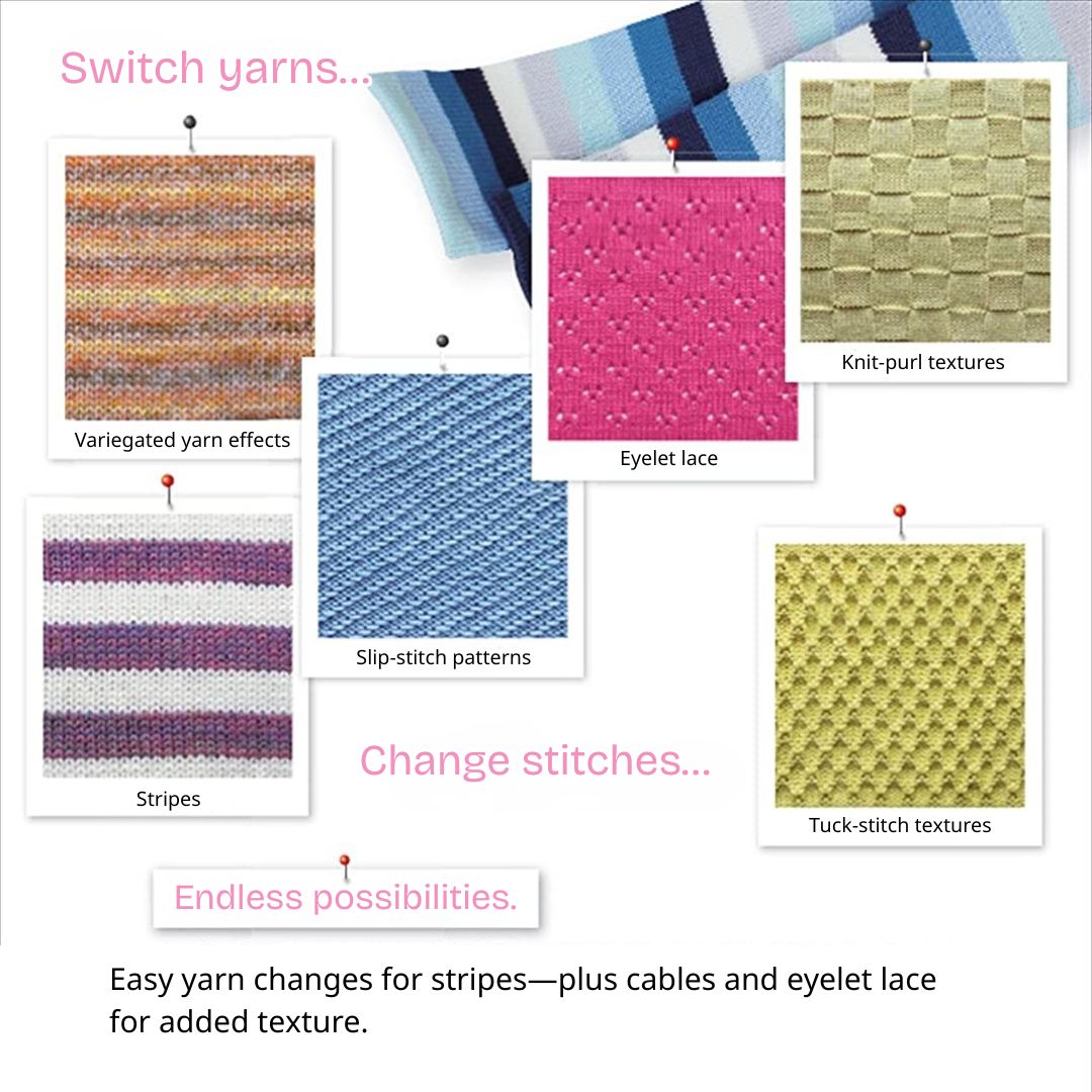 Métier à tricoter "Studio en tricot à la mode Amimumo GK-370"